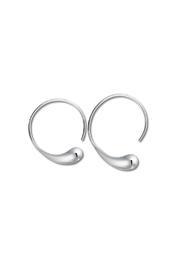  Guaje Silver Hoops