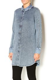  Denim Tunic Cardigan