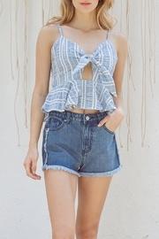  Waves Ruffle Top