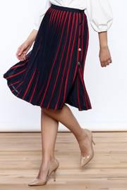  Paris Pleated A-line Skirt