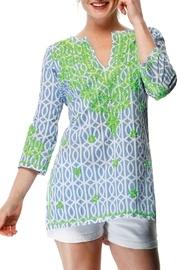 Geo Embroidered Tunic