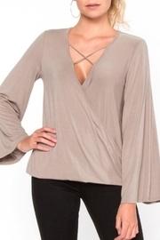  Criss-cross V-neck Top