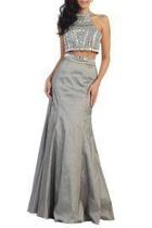  Two Piece Trumpet Dress