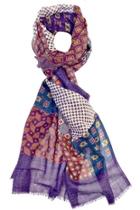  Purle Patchwork Scarf