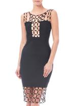  Grommet Detail Dress