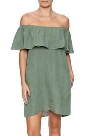  Off Shoulder Ruffle Dress