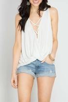  Twisted Cowl Top