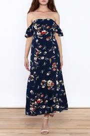  Whimsey Floral Off Shoulder Maxi Dress