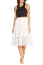  A-line White Skirt