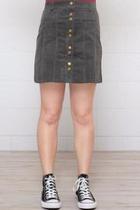 Cord Mini Skirt
