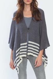  Hand-knit Button Poncho