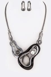  Crystal Epoxy Statement-necklace
