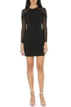  Mesh Panel Dress