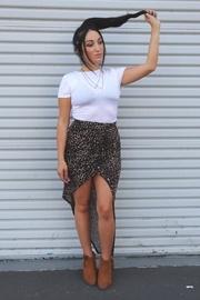  Leopard Hilow Skirt