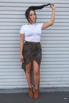  Leopard Hilow Skirt