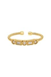  Vintage-diamond Cable-cuff Ring
