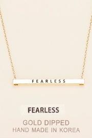  Inspirational Fearless Necklace