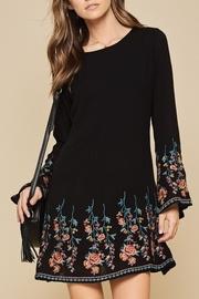  Embroidered Flare Dress