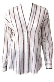  Textured Stripe Pullover
