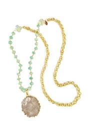  Amazonite Druzy Necklace