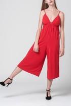  Hot Red Jumpsuit