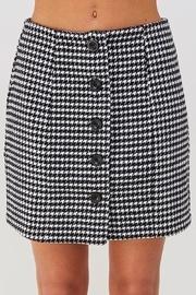  Houndstooth Mini Skirt