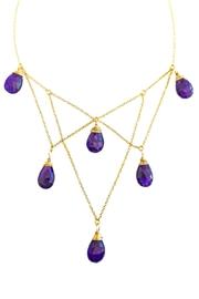  Structured Amethysts Necklace
