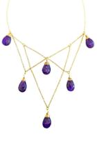  Structured Amethysts Necklace