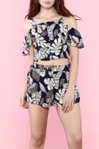  Navy Short Set