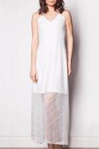  White Strappy Dress
