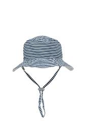  White/navy Reversible Bucket Hat