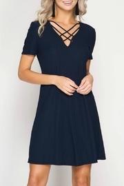  Ribbed Swing Dress