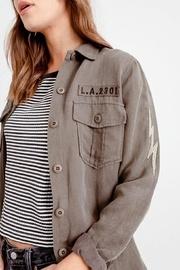  Loren Olive/lightening/bolts Shirt/jacket