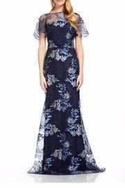  Floral Overlay Gown