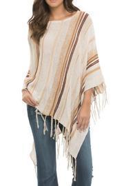 Fringed Cotton Poncho