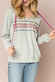  Printed Pattern Hoodie