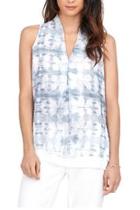  Sleeveless Silk Shirt