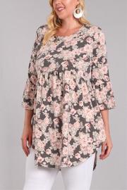  Floral Tunic -plus-
