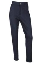  Navy Microsuede Pants