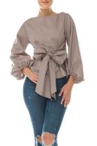  Mauve Bow Top