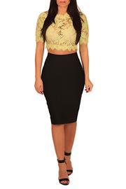  Lime Lace Top