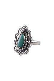 Vintage Turquoise Silver Ring