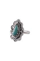  Vintage Turquoise Silver Ring
