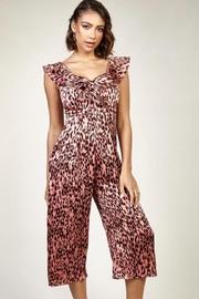  Leopard Capri Jumpsuit