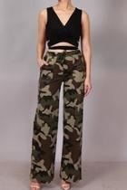  Camo Wide Legs