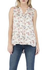  Lily Ivory-print Tank