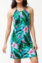 Tulum-blooms Tambour-halter Dress