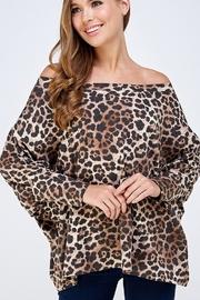  Leopard Prt Oversized Top