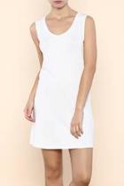  Luxe Tank Dress White