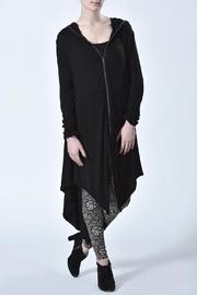  Hooded Zip-up Cardigan